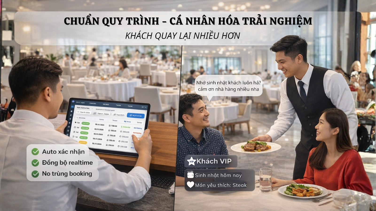 4 Cách Nâng Cao Chất Lượng Dịch Vụ Trong Ngành F&B: Chìa Khóa Tăng Doanh Thu Bền Vững