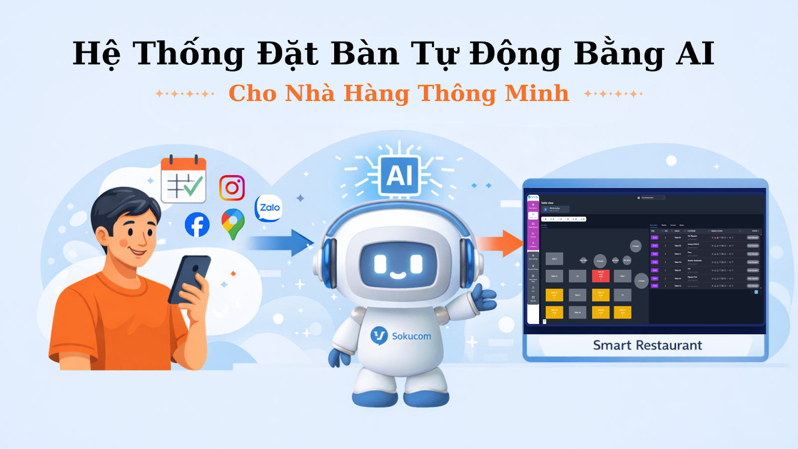 Hệ Thống Đặt Bàn Tự Động Bằng AI Cho Nhà Hàng Thông Minh